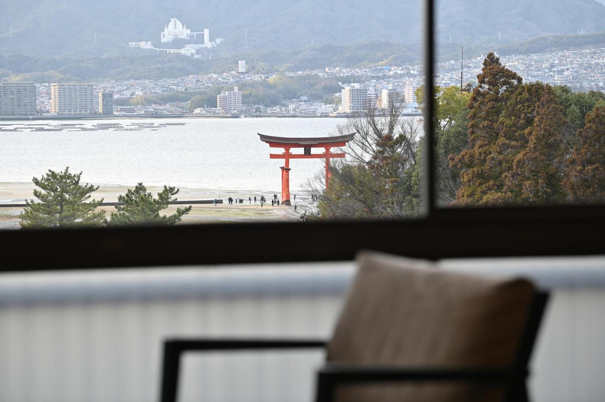 Kikunoya Hotel Itsukushima Exterior foto